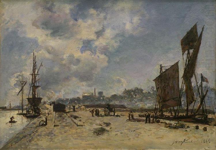 Johan Barthold Jongkind Quai a Honfleur china oil painting image